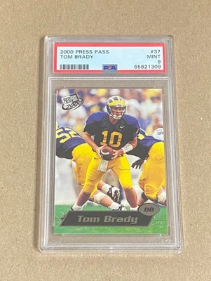 Press Pass Tom Brady RC #37 2000 PSA 9 $239,99 Foto 1 de 2