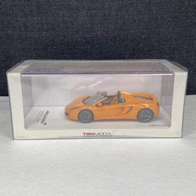 TSM Model 2013 McLaren MP4-12C Spider RHD McLaren Orange 1/43 Scale - TSM134337 - Image 1 of 4