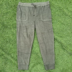 Outerknown Hightide Terry Cloth Joggers Pants Men’s Size 2XL Army Green $118 NWT - Picture 1 of 9