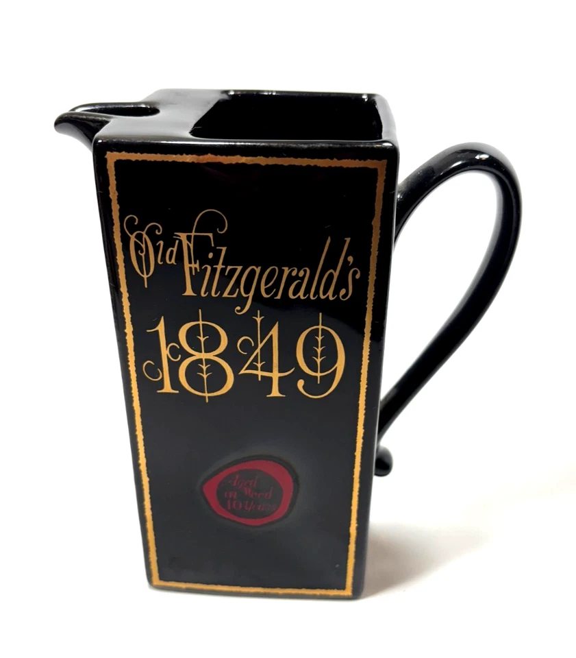 Pristine Old Fitzgerald's 1849 Bourbon Bar 6" Pitcher Kentucky Straight Vintage - Image 1 of 4