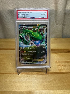 2015 Pokemon XY Roaring Skies Rayquaza EX PSA 6 60/108 - Image 1 of 2