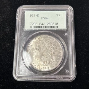 SASA 1921-D Morgan Pcgs Ogh Ms64 - Bild 1 von 5