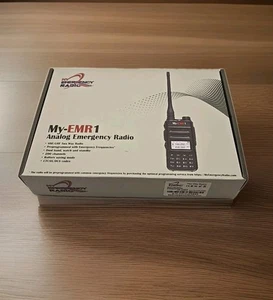 My Emergency Radio (My-MER-1) VHF/UHF Radio bidirezionale ~ 200 canali ~ Nuova - Foto 1 di 6
