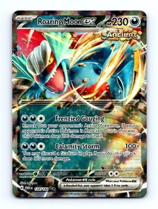 #124 2023 Paradox Rift ^ Roaring Moon ex DOUBLE RARE HOLO - Picture 1 of 2