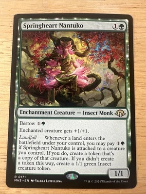 MTG Springheart Nantuko (171) | NM | Modern Horizons 3 (MH3) - Image 1 of 2
