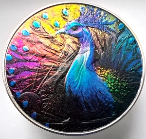 Peacock - Limited Edition American Silver Eagle 1oz .999 Silber Dollar Münze - Bild 1 von 8