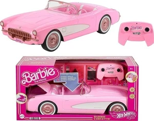 Barbie The Movie Hot Wheels RC Barbie Corvette - Picture 1 of 6