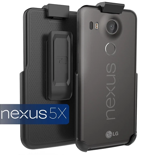 Google Nexus 5X Belt Clip (case free design) ClipMate² Non-Slip Rotating Holster - Image 1 of 4