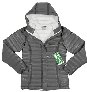 NEW $280 Columbia Titanium OutDry Extreme Eco Down Jacket! Gray White - Picture 1 of 6