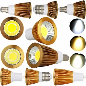 AC220V DC12V COB LED SpotLight Bulb Dimmable B22 E27 E14 GU10 G9 MR16 9W 12W 15W - Picture 1 of 13