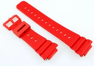 CINTURINO ORIGINALE CASIO IN RESINA ROSSO PER OROLOGIO GA-2100-4A - Imagen 1 de 2
