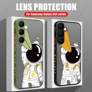 Hülle Für Samsung Galaxy S23 S22 S21Ultra S20 A53 A52 Astronaut Matte Case Cover - Bild 1 von 10