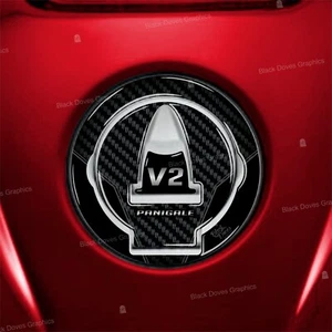 Adesivo 3D Protezione Tappo Serbatoio per Ducati Panigale v2 2020 - 2022 - Imagen 1 de 6