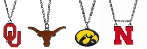 NCAA Necklace & Logo Pendant Various Teams Pick Your Team NEW Cover