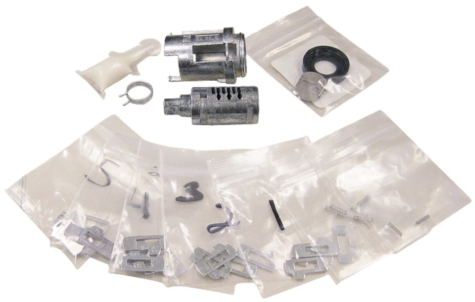 Kit de reparación completo de cilindro de cerradura de puerta Select Ford Driver FL 2006-2016 5916204AA Foto 1 de 2