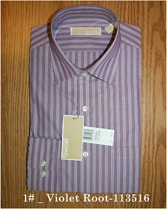 Michael Kors,Men's Dress Shirts,Long Sleeve,Regular Fit. - Picture 1 of 3