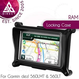 RAM Locking Case Mount Holder│For Garmin dezl 560LMT & 560LT Sat Nav│HOL-GA43LU - Picture 1 of 3