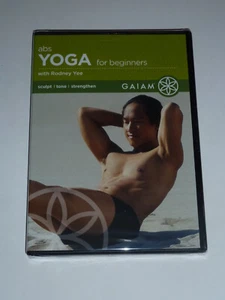 Yoga for Beginners: Abs with Rodney Yee DVD toning workout fitness Gaiam NEW! - Imagen 1 de 4