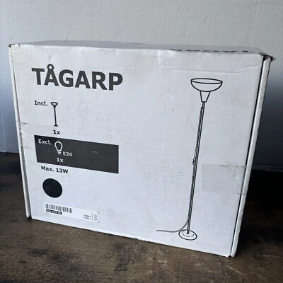 IKEA Tagarp LÁMPARA DE PIE ILUMINADOR Negro Independiente Nuevo Con Bombilla Inteligente Tapo Foto 1 de 4
