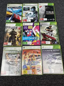 Xbox 360 Bundle x9 Bulk Lot Video Game Pal - Picture 1 of 13