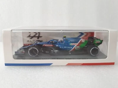 Spark F1 S7852 1:43 Alpine A521 - Esteban Ocon 4th Place Saudi Arabian GP 2021 - Image 1 of 3