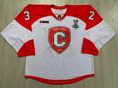 MHL SPUTNIK Almetievsk Russia Game Worn Ice Hockey Jersey #32 YAKUPOV - Image 1 of 4