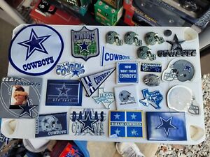 24pc lot Vintage Dallas Cowboys Magnets pennant,helmet,Logo,more
