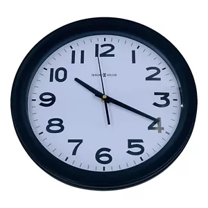 Howard Miller Kenwick Wanduhr 13,5" Gesamtdurchmesser schwarzes Gehäuse 625-485 - Bild 1 von 8