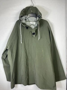 Boss Impermeabile Resistente Taglia 2XL - XXL Cappuccio Verde ##" Lungo Unisex Adulto - Foto 1 di 9