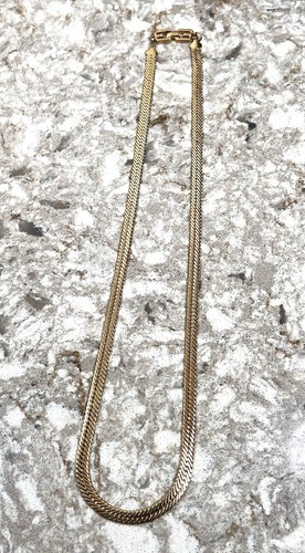 Collana Vintage Givenchy Catena Placcata Oro Doppia Chiusura Logo G 31 in Firmata IEC