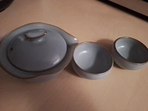 Original Chinesisches Tee-Set - Kännchen, Deckel, 2 Cups - Bild 1 von 5