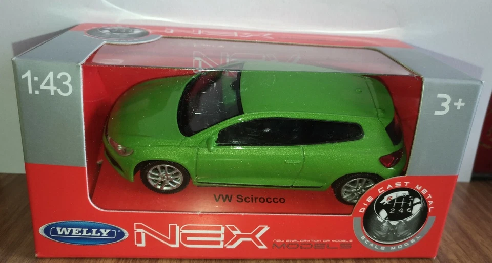 Modellino VW Scirocco Welly Scala 1 43
