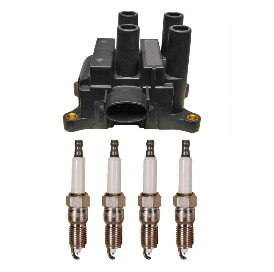 Kit de 4 bujías de encendido Denso doble platino .06 para Ford Focus 2.0L L4 Foto 1 de 1