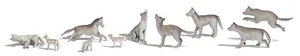 Animales escala HO - 1193 - Pack lobo - Imagen 1 de 2