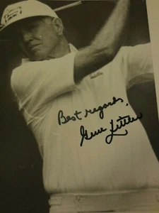 Gene Littler Golf autographed Photo10"x8",Golfers Autographs #20 - Picture 1 of 3