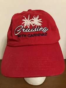 Cruising With Carnival Embroidered Adjustable Hat/Cap - Picture 1 of 7