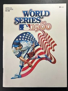 1980 World Series Program Phillies vs Royals Mike Schmidt MVP Vintage MLB - Picture 1 of 4