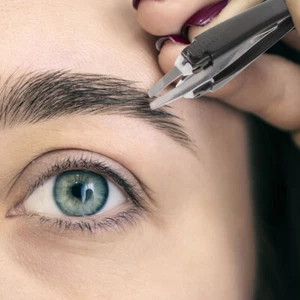 Pinzas retráctiles con clip automático para cejas para mujer auto-retráctiles hombre - Imagen 1 de 12