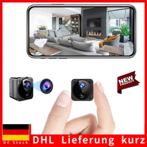 WLAN MINI KAMERA 4K FULL HD VIDEO ÜBERWACHUNGSKAMERA KNOPF CAM HAUS GESCHÄFT DHL - Bild 1 von 23