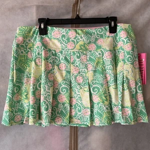 Neu mit Etikett Lilly Pulitzer Luxletic Annora Skort Spearmint in einer Pickle Large - Bild 1 von 13