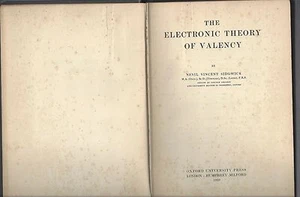 The electronic theory of valency by nevil vincent sidwick oxford university 1929 - Imagen 1 de 12