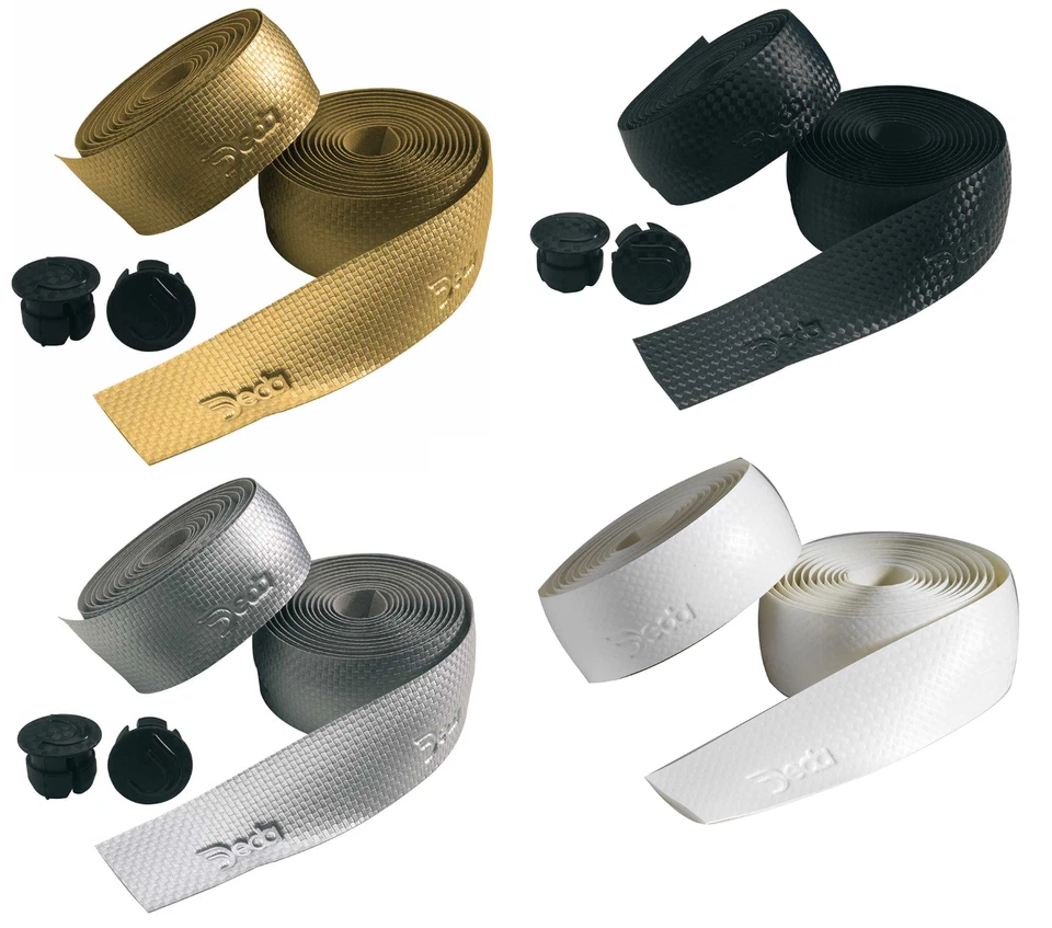 Deda Elementi Carbon Look Bicycle Cycle Bike Bar Tape Olympic Black Gold Silver - Image 1 of 1
