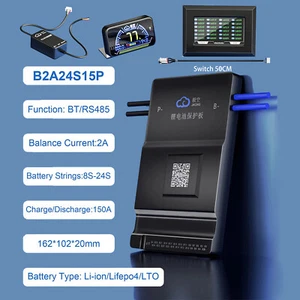 JK BMS 8S-24S 150A Li-ion LiFePo4 Akku Smart BMS w/2A Active Balancer BT/RS485 - Bild 1 von 22