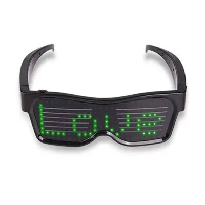 GAFAS LED MÁGICAS VERDES Foto 1 de 4