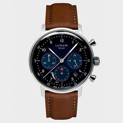 VERSACE LUNUM Cronografo Solare Lunum Blu Scuro #CC3