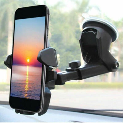 Universal Car 360° Windshield Mount Holder for Cell Phone GPS iPhone Samsung LG - Image 1 of 4