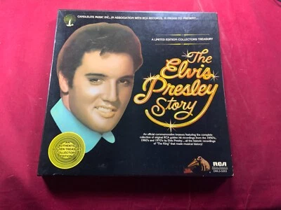 S4-65 ELVIS PRESLEY The Elvis Story .. BOX SET OF 5 RECORDS .. 1977 .. DML5-0263 - Image 1 of 4