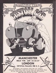Raro 1974 Manchester-Londres exhibición de autos personalizado anuncio impreso/40 Ford gran arte - Imagen 1 de 1