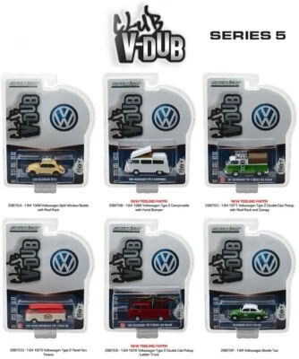 Greenlight 1:64 Club Vee-Dub Serie 5- 6 Diverse Modelli Disponibile - Immagine 1 di 2