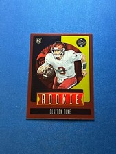 2023 Panini Legacy Football Ruby Chrome Rookie Card of Clayton Tune #26/50!!